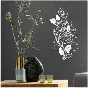 Rose Pattern 1 - Elegant Wall Decals