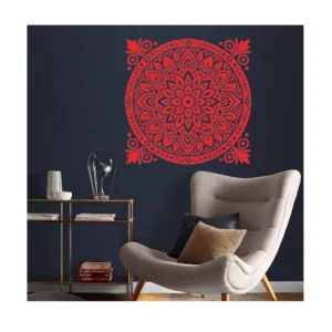 Floral Oyster Wall Stickers Pure Red | Stickers on Wall