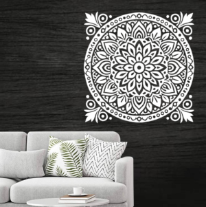 Floral Oyster Wall Stickers White | Stickers on Wall