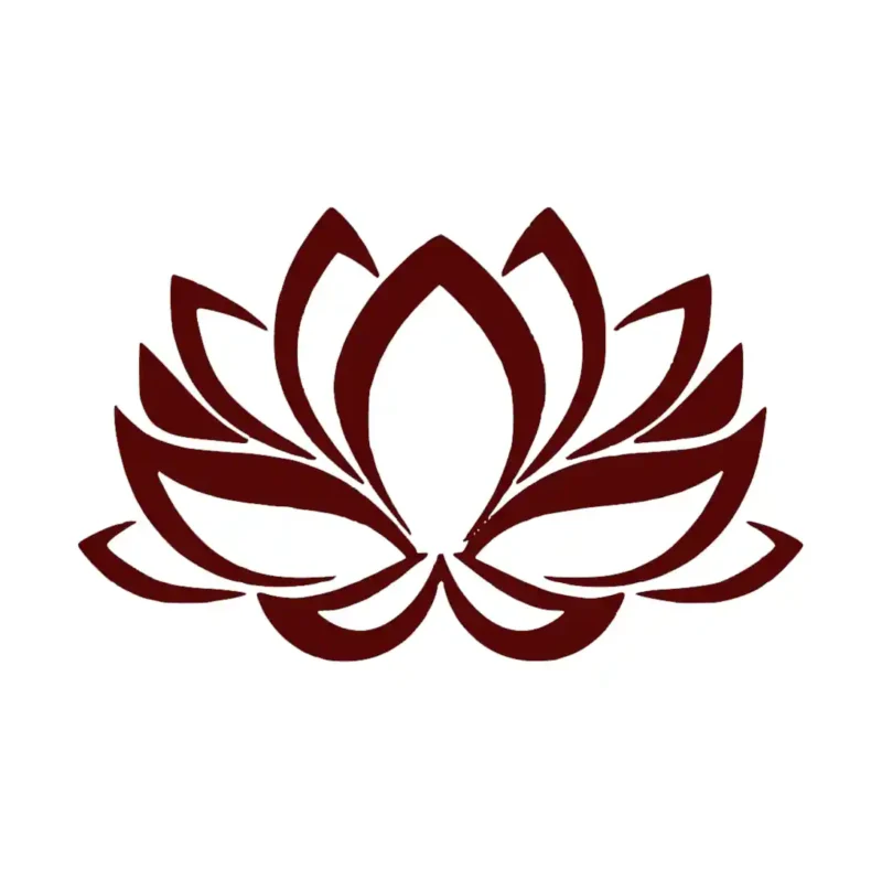 Lotus Zirakpur Wall Stickers Burgundy | Stickers on Wall