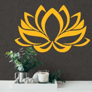 Lotus Zirakpur Wall Stickers Gold | Stickers on Wall