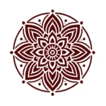 Mandala Cm Wall Stickers Burgundy | Stickers on Wall Mandala Cm Wall Stickers Burgundy | Stickers on Wall