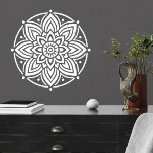Mandala  Cm Wall Stickers White | Stickers on Wall