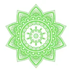 Mandala Patterns Wall Stickers Apple Green | Stickers on Wall