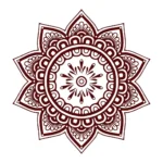 Mandala Patterns Wall Stickers Burgundy | Stickers on Wall