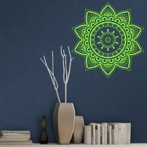 Mandala Patterns Wall Stickers Dark Green | Stickers on Wall