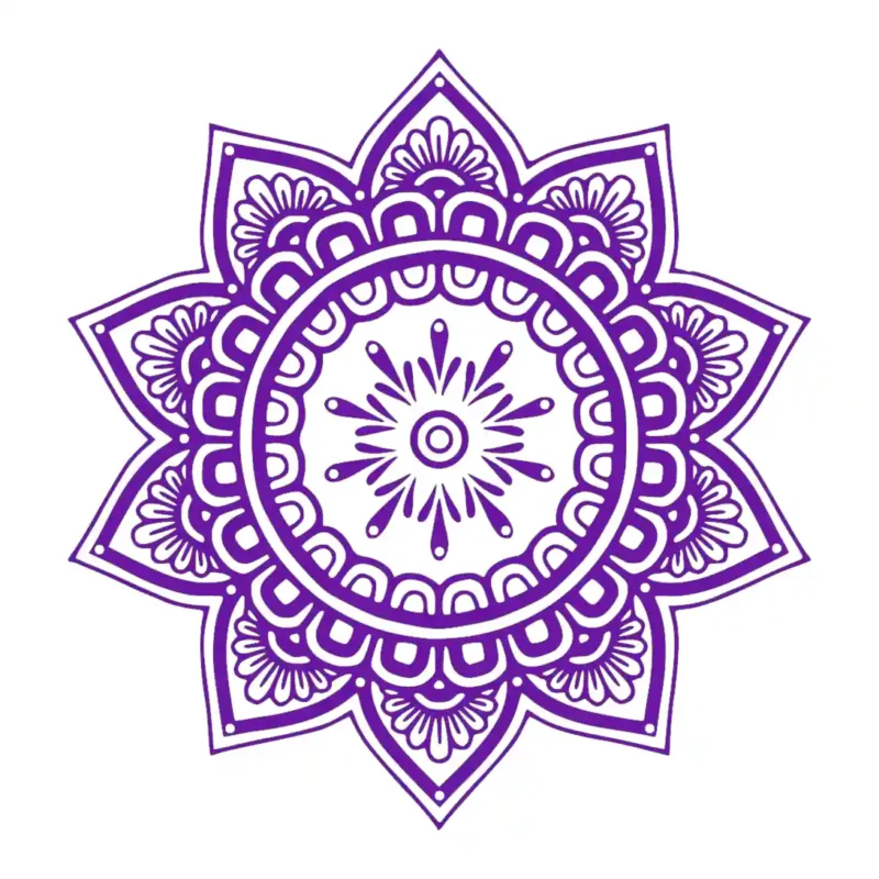 Mandala Patterns Wall Stickers Perfect Purple | Stickers on Wall