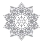 Mandala Patterns Wall Stickers Silver | Stickers on Wall