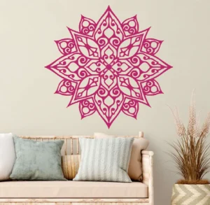 Mandala Yoga Wall Stickers - Stylish Art