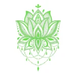 Mandala Znaczenie Wall Stickers Apple Green | Stickers on Wall