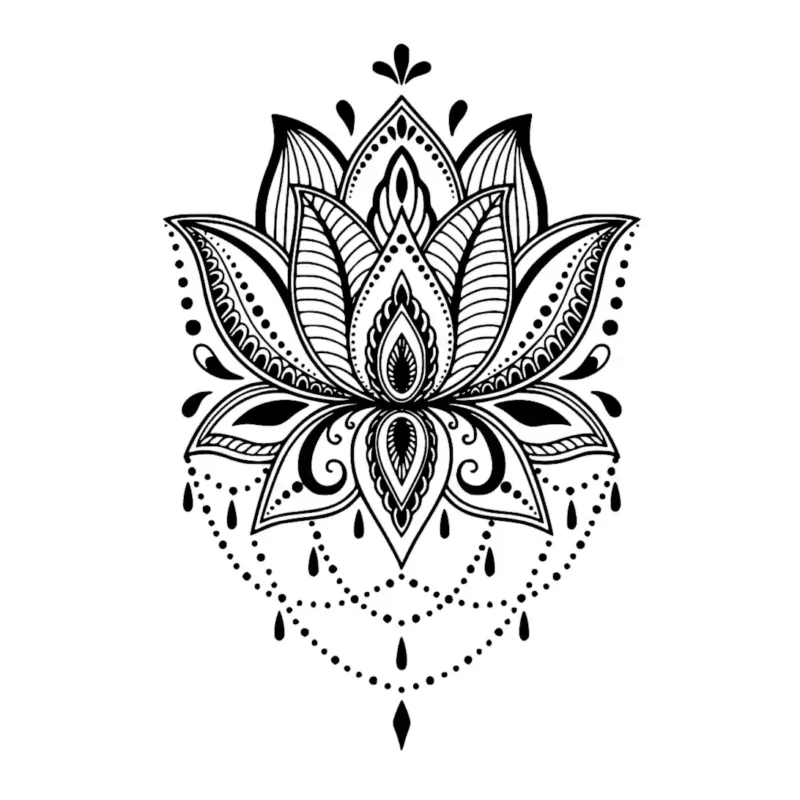 Mandala Znaczenie Wall Stickers Black | Stickers on Wall