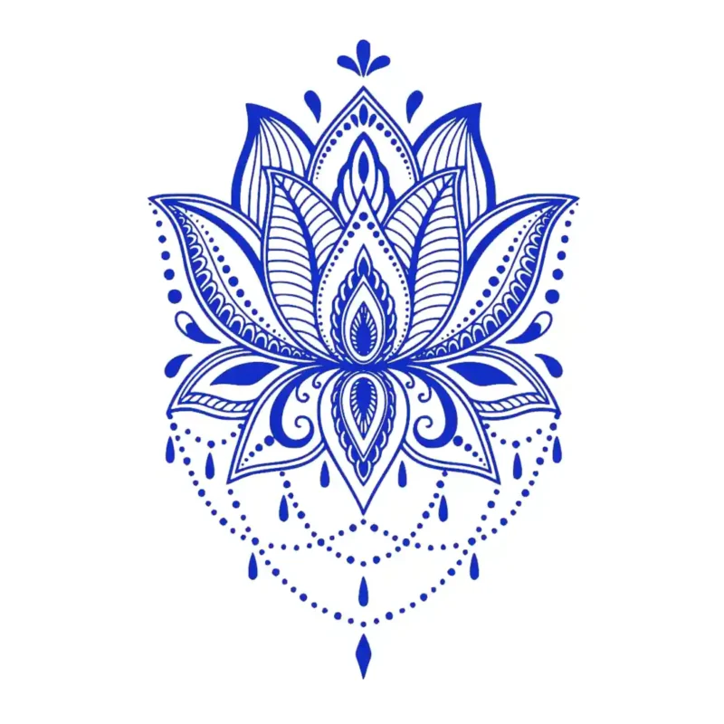 Mandala Znaczenie Wall Stickers Brilliant Blue | Stickers on Wall