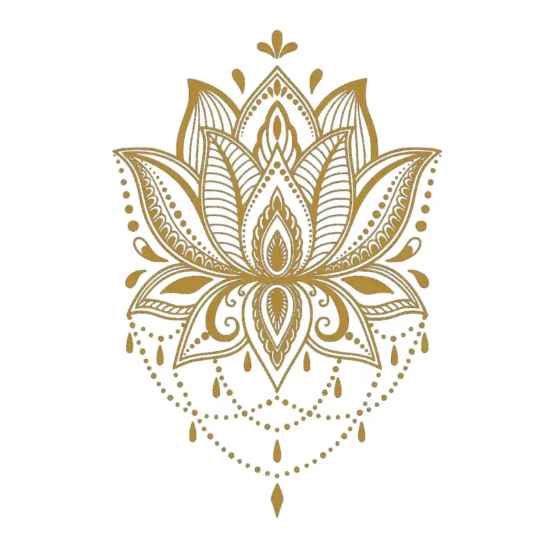 Mandala Znaczenie Wall Stickers Gold | Stickers on Wall