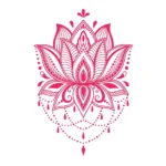 Mandala Znaczenie Wall Stickers Hot Pink | Stickers on Wall