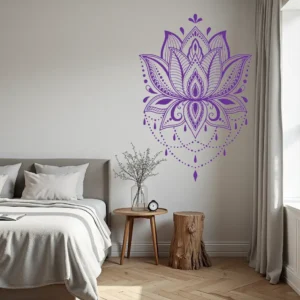 Mandala Znaczenie Wall Stickers Purple | Stickers on Wall