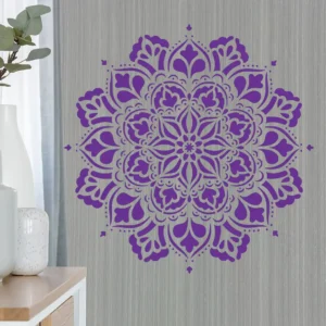 Mandala in Nature Wall Stickers Purple | Stickers on Wall