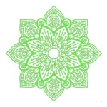 Resamay Mandala Wall Stickers Apple Green | Stickers on Wall Resamay Mandala Wall Stickers Apple Green | Stickers on Wall