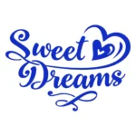 Sweet Dreams Wall Stickers Brilliant Blue | Stickers on Wall