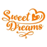 Sweet Dreams Wall Stickers Orange | Stickers on Wall