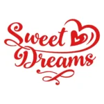 Sweet Dreams Wall Stickers Red | Stickers on Wall
