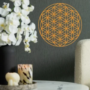 Tree of Life 3 Wall Stickers Pure Orange