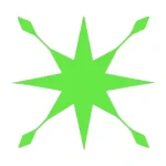 Astral Tile Wall Stickers Apple Green | Stickers on Wall