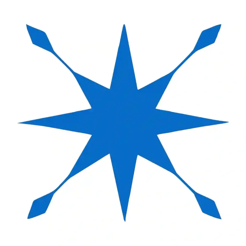 Astral Tile Wall Stickers Azure Blue | Stickers on Wall