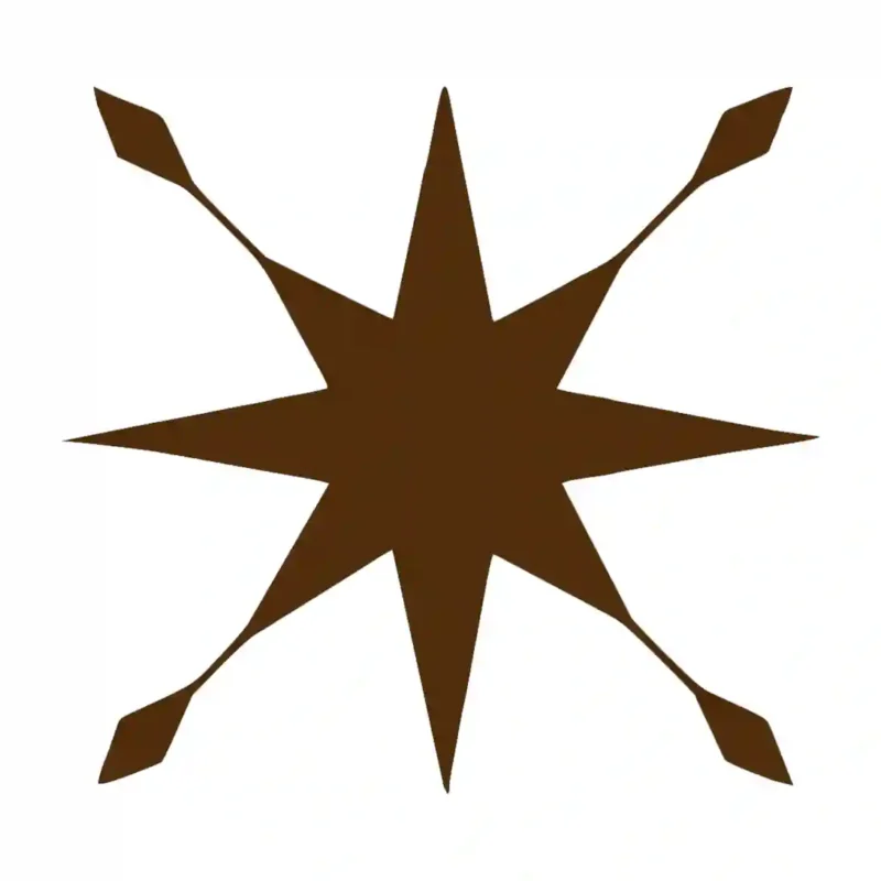 Astral Tile Wall Stickers Brown | Stickers on Wall