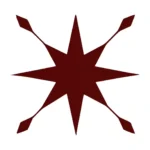 Astral Tile Wall Stickers Burgundy | Stickers on Wall