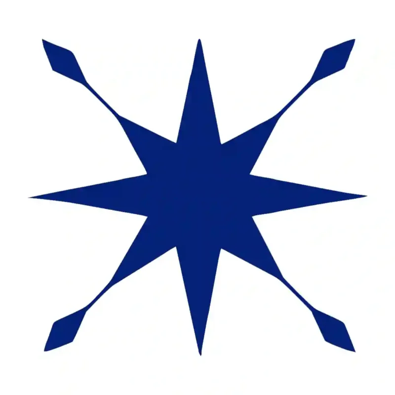 Astral Tile Wall Stickers Medium Blue | Stickers on Wall