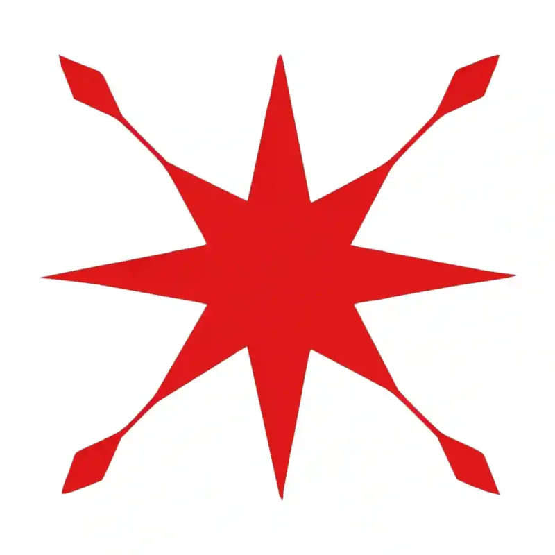 Astral Tile Wall Stickers Red | Stickers on Wall