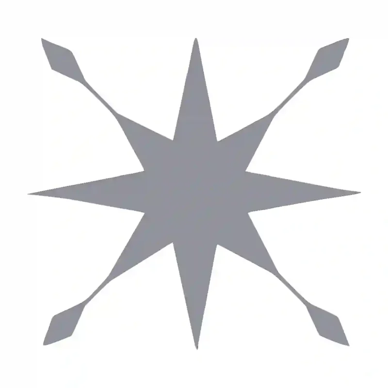 Astral Tile Wall Stickers Silver | Stickers on Wall