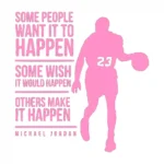 Basketball Quote Wall Stickers Bubblegum | Stickers on Wall