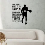 Basketball Quote Wall Stickers Dark Black | Stickers on Wall