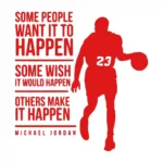 Basketball Quote Wall Stickers Red | Stickers on Wall