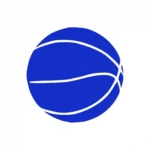 Basketball Shape Wall Stickers Brilliant Blue | Stickers on Wall