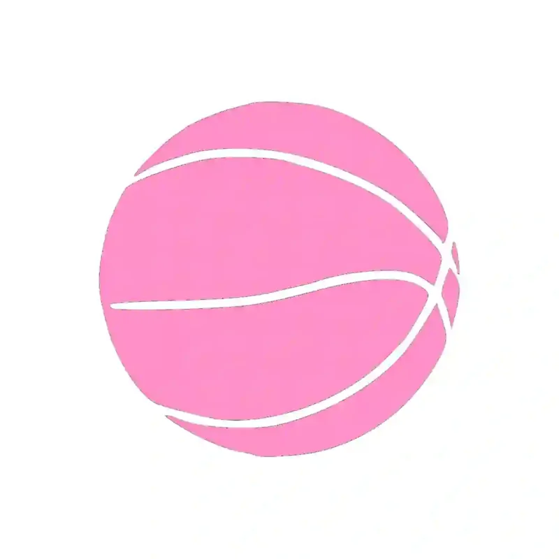 Basketball Shape Wall Stickers Bubblegum | Stickers on Wall