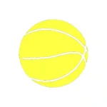 Basketball Shape Wall Stickers Lemon | Stickers on Wall