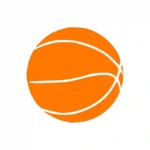 Basketball Shape Wall Stickers Orange | Stickers on Wall