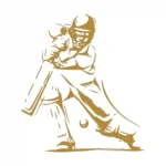 Batsman Cricket Wall Stickers Gold | Stickers on Wall Batsman Cricket Wall Stickers Gold | Stickers on Wall