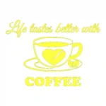 Better Coffee Wall Stickers Lemon | Stickers on Wall