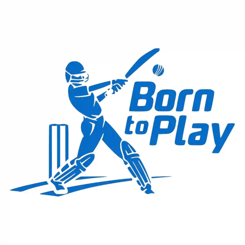 Born Cricket Wall Stickers Azure Blue | Stickers on Wall