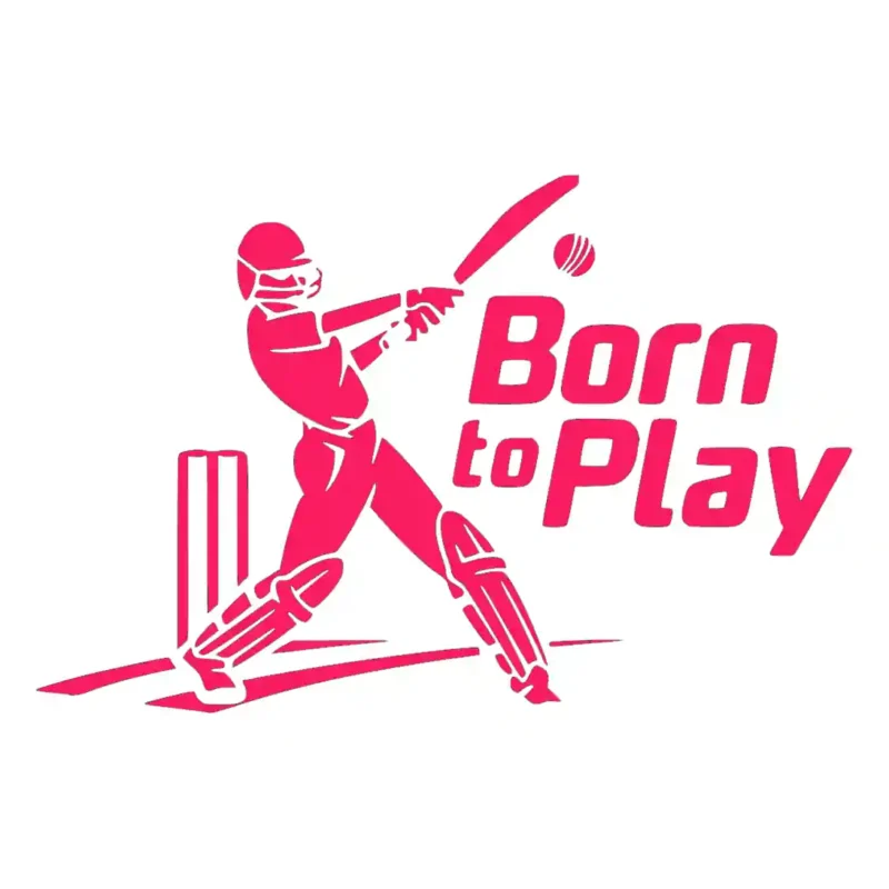 Born Cricket Wall Stickers Hot Pink | Stickers on Wall