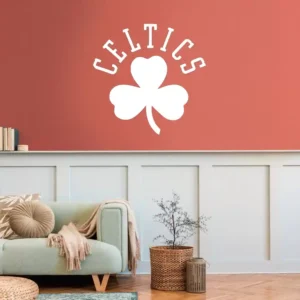 Boston celtics stickers white