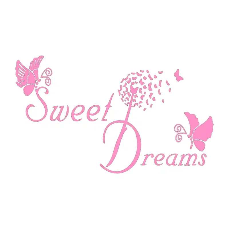 Butterfly Sweet Dreams Wall Stickers Bubblegum | Stickers on Wall