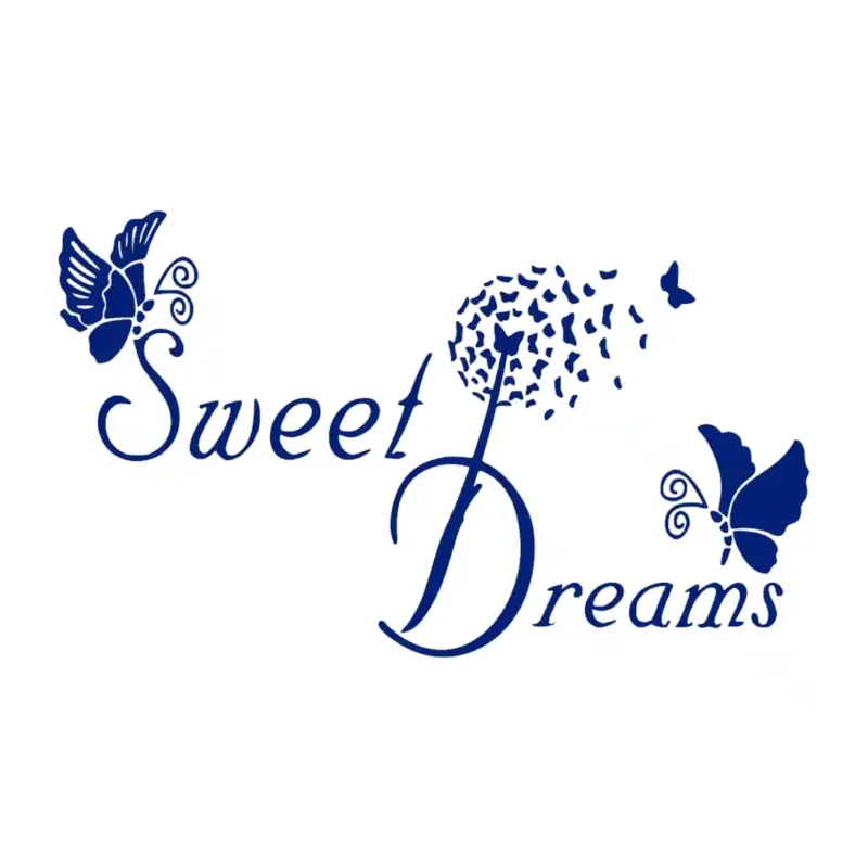 Butterfly Sweet Dreams Wall Stickers Medium Blue | Stickers on Wall