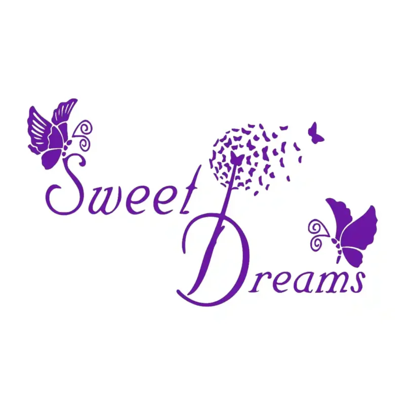Butterfly Sweet Dreams Wall Stickers Perfect Purple | Stickers on Wall
