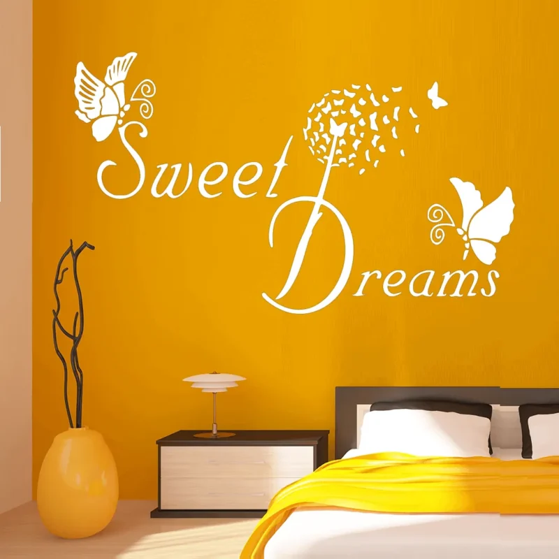 Butterfly Sweet Dreams Wall Stickers Pure White | Stickers on Wall
