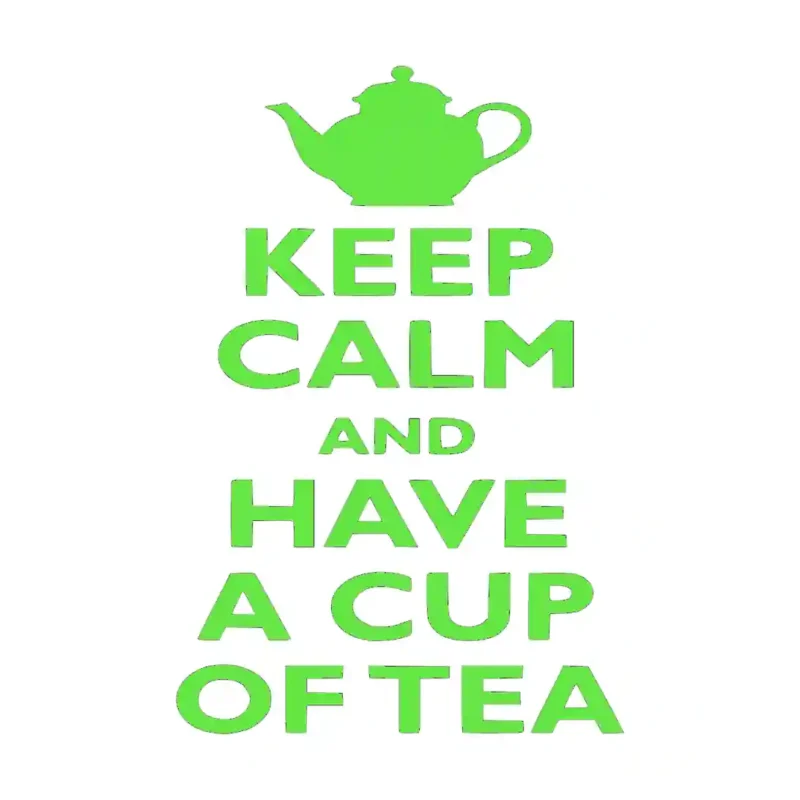 Calm Tea Wall Stickers Apple Green | Stickers on Wall
