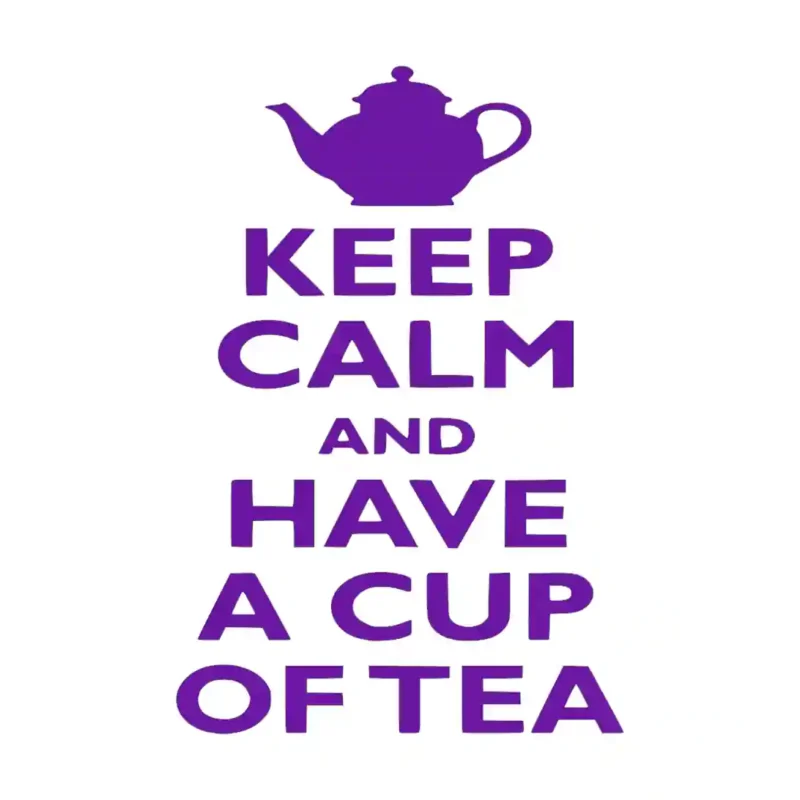 Calm Tea Wall Stickers Perfect Purple | Stickers on Wall